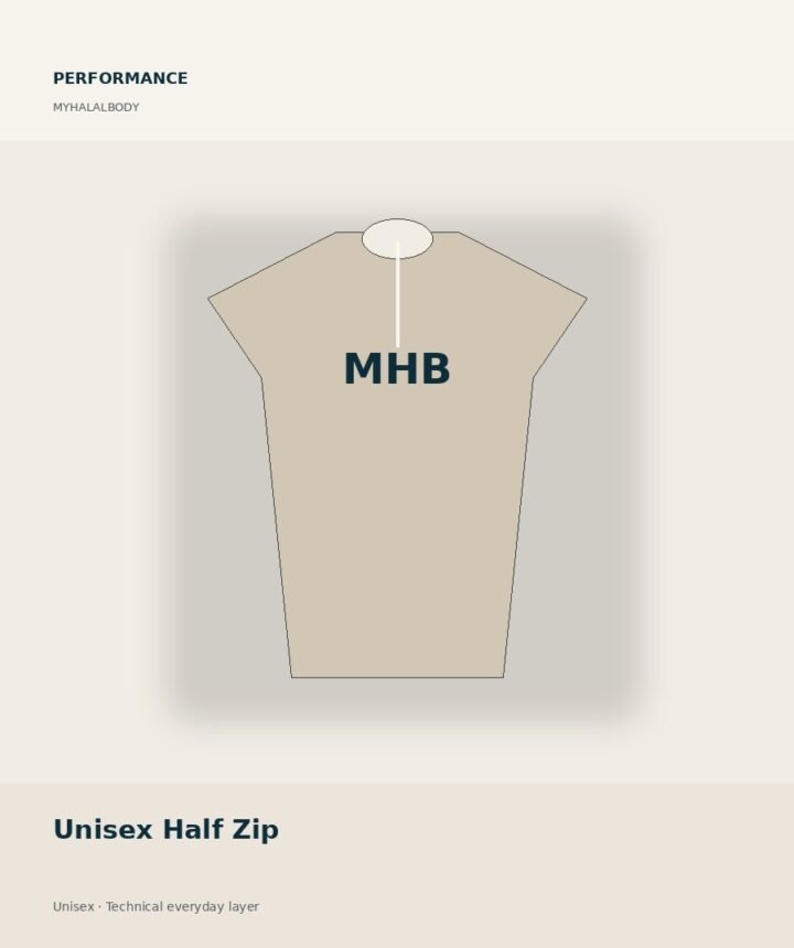 Unisex Half Zip