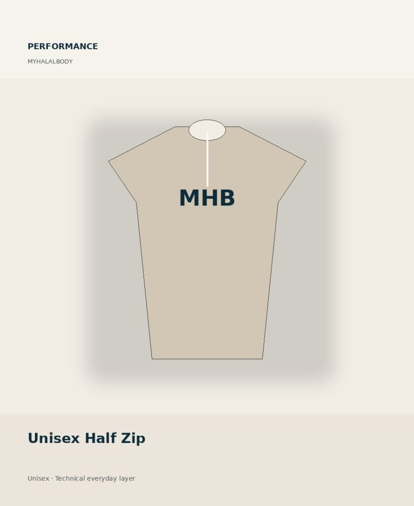 Unisex Half Zip