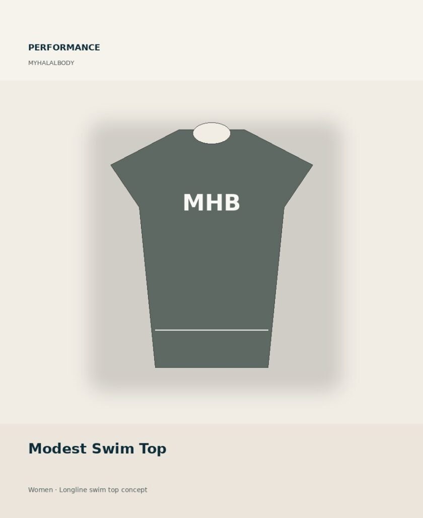 Modest Swim Top
